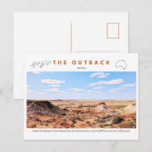 Briefkaart Australië De Outback (Voorkant / Achterkant)
