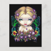 briefkaart "Autumn Crocus Fairy" (Voorkant)