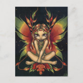 briefkaart "Autumn Night Fairy" (Voorkant)