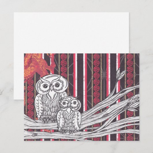 Briefkaart Aziatische Eigenaars (Voorkant / Achterkant)