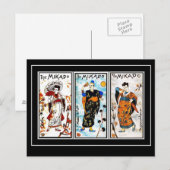 Briefkaart Aziatische kunst Mikado (Voorkant / Achterkant)