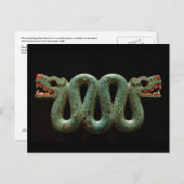 Briefkaart: Aztec serpent Briefkaart (Voorkant / Achterkant)
