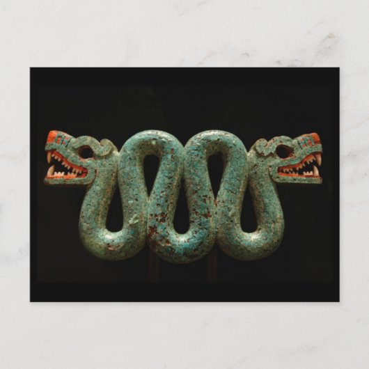 Briefkaart: Aztec serpent Briefkaart (Voorkant)