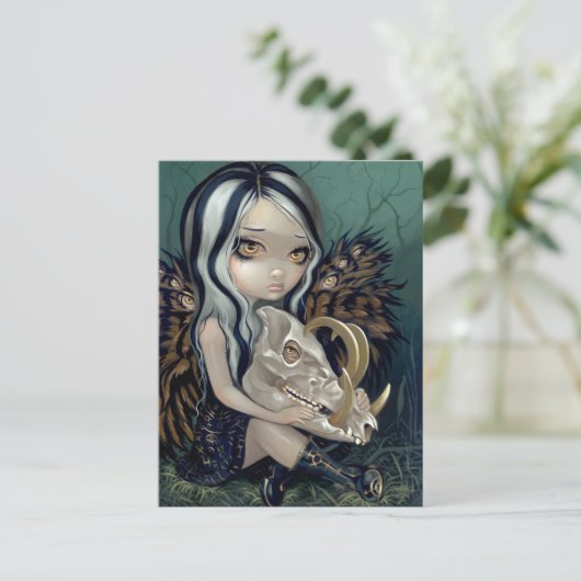 briefkaart "Babirusa Skull" (Staand voorkant)