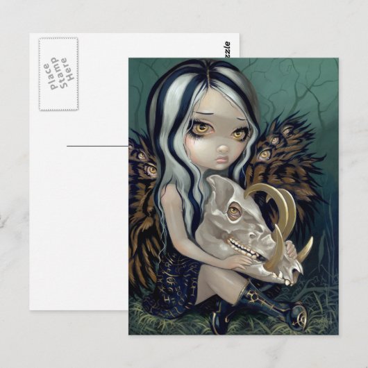 briefkaart "Babirusa Skull" (Voorkant / Achterkant)