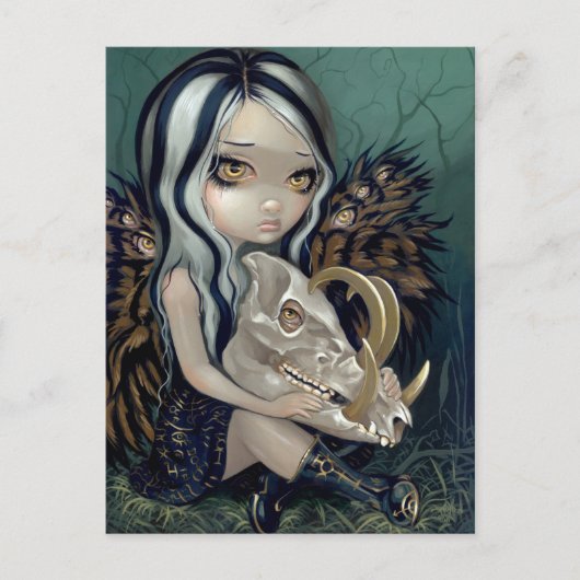 briefkaart "Babirusa Skull" (Voorkant)