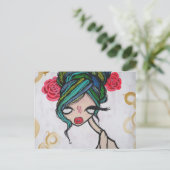 briefkaart "Baby Beluga" (Staand voorkant)