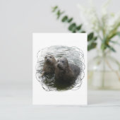 Briefkaart baby zegels (Staand voorkant)