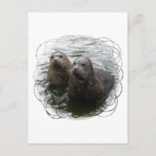 Briefkaart baby zegels (Voorkant)