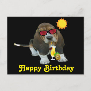 Briefkaart Baby zomertijd Happy Birthday