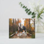 briefkaart "Backways Ramble" (Staand voorkant)