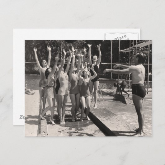 Briefkaart  badpakken - 1766908-4 (Voorkant / Achterkant)