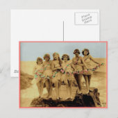 Briefkaart badschoonheid (Voorkant / Achterkant)