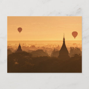 Briefkaart Bagan City in de regio Mandalay, Birma