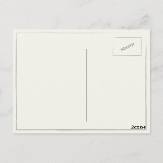 Briefkaart  bakpoeder uit 1880 (Achterkant)