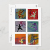 briefkaart ballerina (Voorkant / Achterkant)