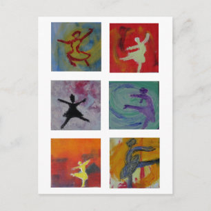 briefkaart ballerina