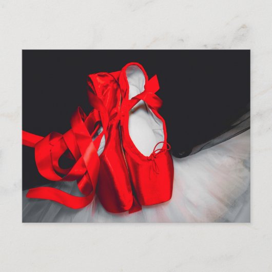 Briefkaart balletschoenen (Voorkant)