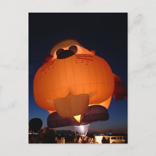 Briefkaart ballongloed (Voorkant)