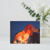 Briefkaart ballongloed (Staand voorkant)