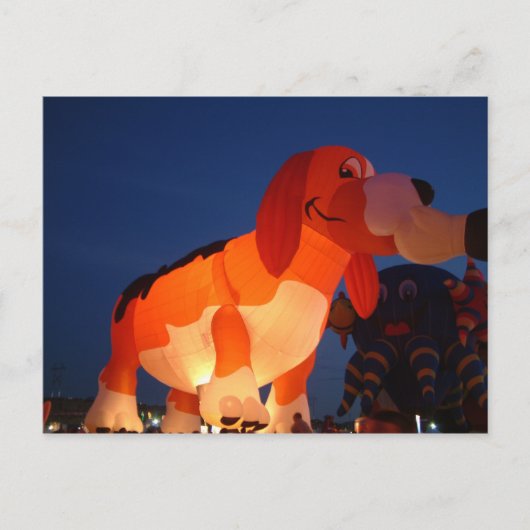 Briefkaart ballongloed (Voorkant)