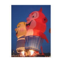 Briefkaart ballongloed