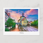 Briefkaart Bamberg, Beieren in Duitsland (Voorkant)