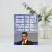  Briefkaart Barack Obama (Staand voorkant)