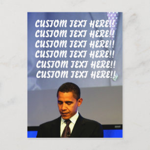 Briefkaart Barack Obama