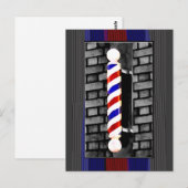 Briefkaart Barber Pole (Voorkant / Achterkant)