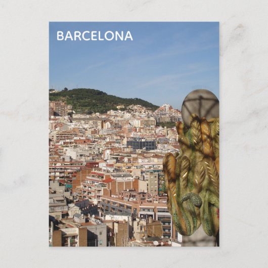 Briefkaart Barcelona (Voorkant)