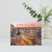Briefkaart Barcelona (Staand voorkant)