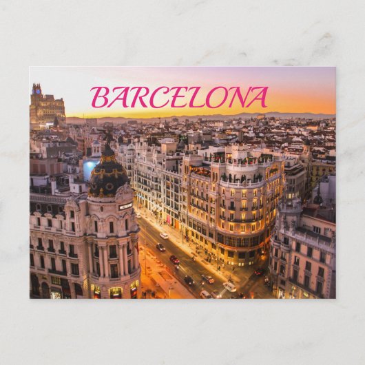 Briefkaart Barcelona (Voorkant)