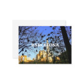 Briefkaart Barcelona (Voorkant / Achterkant in situ)