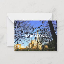 Briefkaart Barcelona