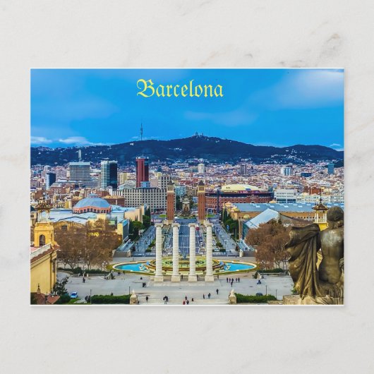 Briefkaart Barcelona (Voorkant)