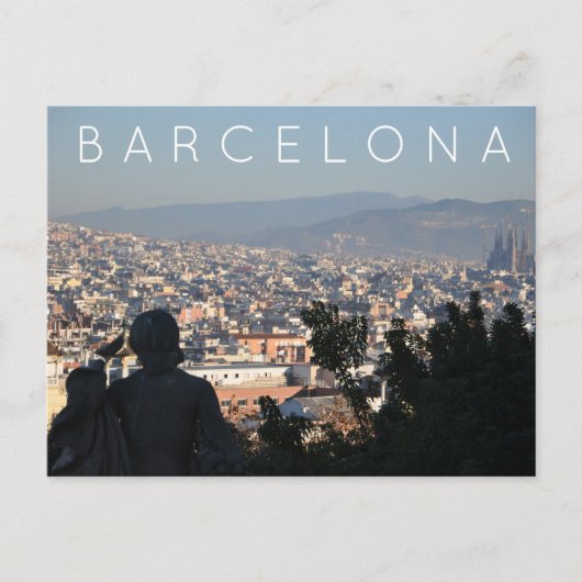 Briefkaart Barcelona (Voorkant)