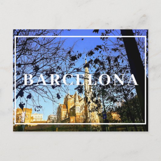 Briefkaart Barcelona (Voorkant)