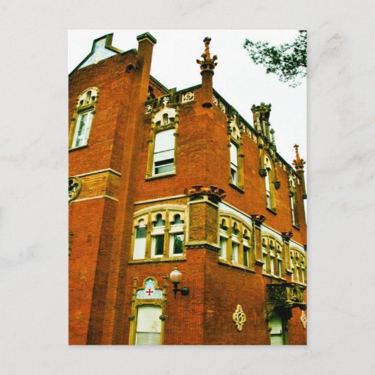 Briefkaart Barcelona-architectuur (Voorkant)