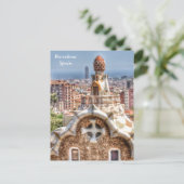 Briefkaart Barcelona Spanje (Staand voorkant)