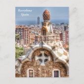 Briefkaart Barcelona Spanje (Voorkant)