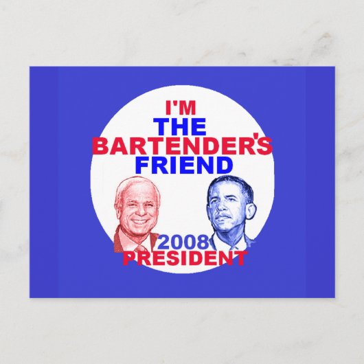 Briefkaart BARTENDERS (Voorkant)