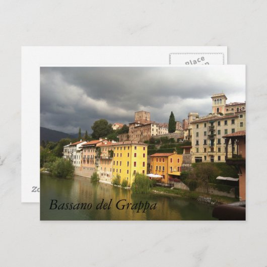 Briefkaart Bassano del Grappa (Voorkant / Achterkant)