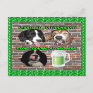 Briefkaart Basset Hound Stop met kijken naar mijn 