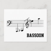 Briefkaart Bassonafspeelbereik (Voorkant)