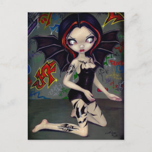 briefkaart "Bat Tattoos"