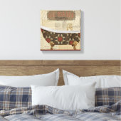 Briefkaart Bath Canvas Afdruk (Insitu (Slaapkamer))