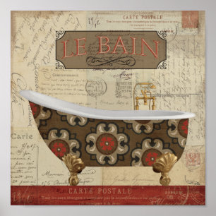Briefkaart Bath Poster
