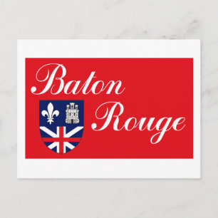 Briefkaart Baton Rouge-vlag