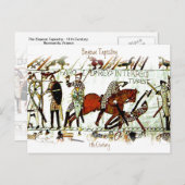 Briefkaart Bayeux Tapestry a5 (Voorkant / Achterkant)